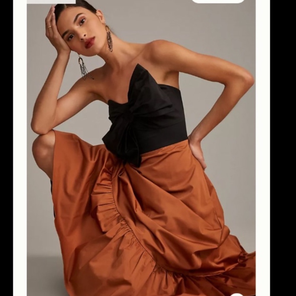Hutch Bow-Tie Maxi Dress - Anthropologie